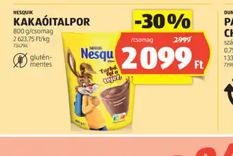 ALDI Nesquik kakaóitalpor ajánlat