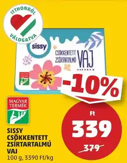 PENNY Sissy csökkentett zsirtartalmo vaj ajánlat