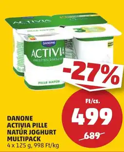 PENNY Danone Activia pille natúr joghurt ajánlat