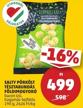 PENNY Salty pörkölt tésztabundás földimogyoró ajánlat