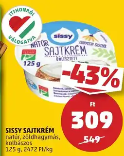 PENNY Sissy sajtkrém ajánlat