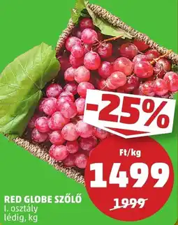 PENNY Red globe szőlő ajánlat