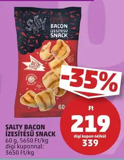 PENNY Salty bacon ízesítésű snack ajánlat