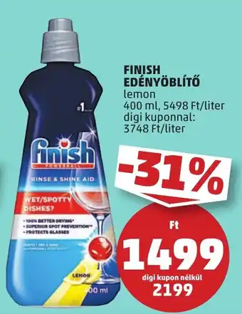 PENNY Finish edényöblítő ajánlat