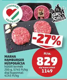 PENNY Marha hamburger húspogácsa ajánlat