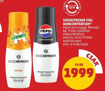 PENNY Sodastream ital koncentrátum ajánlat