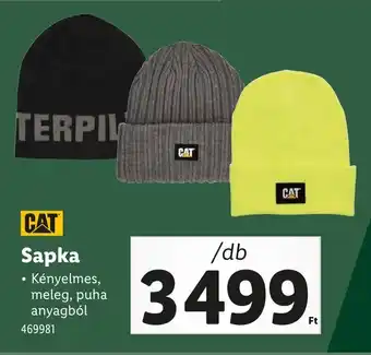 Lidl Cat sapka ajánlat