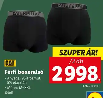 Lidl Cat férfi boxeralsó ajánlat