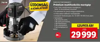 Lidl Parkside performance prémium multifunkciós marógép ajánlat