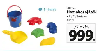 Lidl Playtive homokozójáték ajánlat