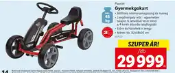 Lidl Playtive Gyermekgokart ajánlat