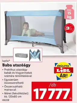 Lidl lupilu Baba utazóágy ajánlat