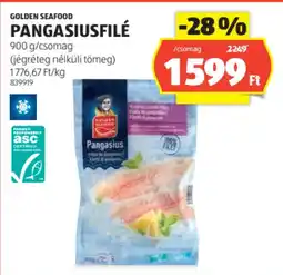 ALDI Golden seafood pangasiusfilé ajánlat