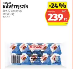 ALDI Milsani kávétejszín ajánlat