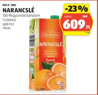 ALDI Rio d'oro narancslé ajánlat