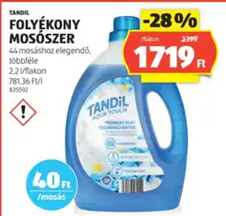 ALDI Tandil folyékony mosószer ajánlat