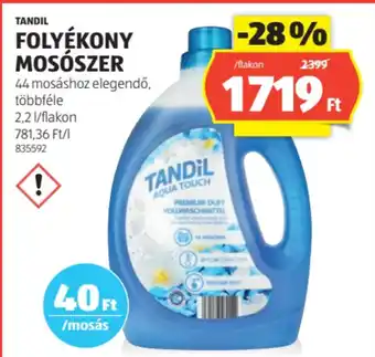 ALDI Tandil folyékony mosószer ajánlat