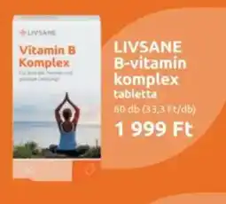 Benu Gyógyszertárak Livsane b-vitamin komplex ajánlat