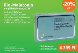 Benu Gyógyszertárak Bio-melatonin ajánlat