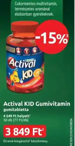 Benu Gyógyszertárak Actival kid gumivitamin ajánlat