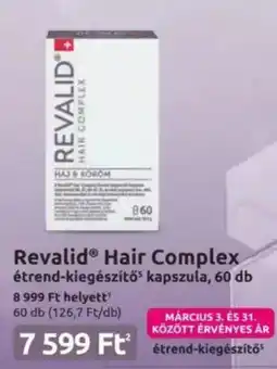 Benu Gyógyszertárak Revalid hair complex ajánlat