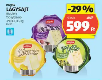 ALDI Milfina lágysajt ajánlat