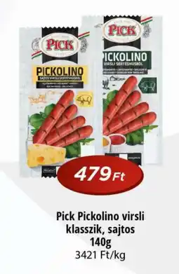 Real Pick pickolino virsli klasszik, sajtos ajánlat