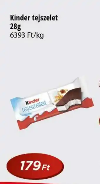 Real Kinder tejszelet ajánlat