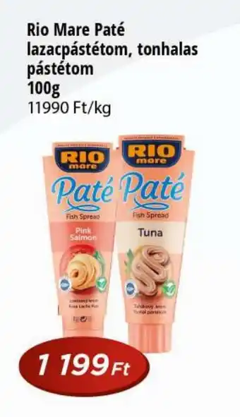 Real Rio Mare Paté lazacpástétom, tonhalas pástétom ajánlat