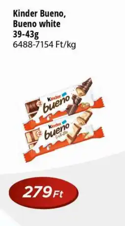 Real Kinder Bueno, Bueno white ajánlat