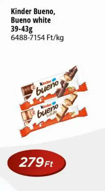 Real Kinder Bueno, Bueno white ajánlat