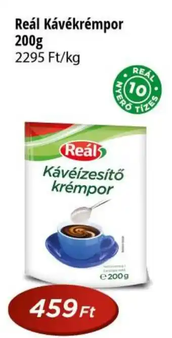 Real Reál Kávékrémpor ajánlat