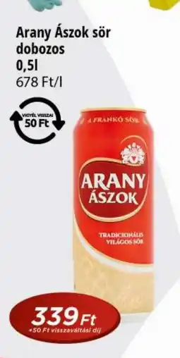 Real Arany Ászok sör dobozos ajánlat