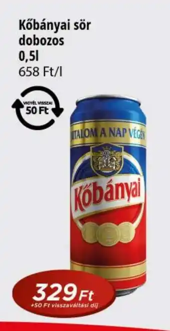 Real Kőbányai sör dobozos ajánlat