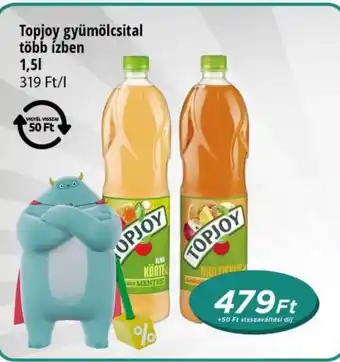 Real Topjoy gyümölcsital több ízben ajánlat