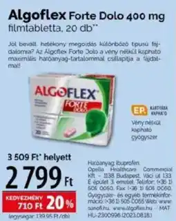 Pingvin Patika Algoflex Forte Dolo 400 mg ajánlat