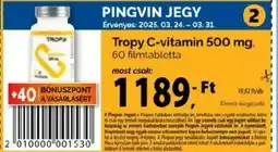 Pingvin Patika Tropy C-vitamin 500 mg ajánlat