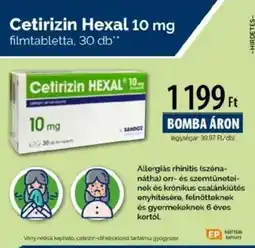 Pingvin Patika Cetirizin Hexal 10 mg ajánlat