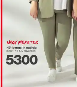 Kik Nagy méretek Női bengalin nadrág ajánlat