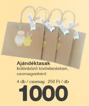 Kik Ajándéktasak különböző kivitelezésben ajánlat