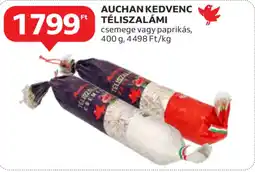 Auchan Auchan kedvenc teliszalámi ajánlat