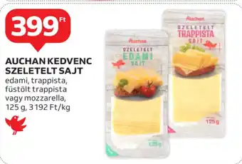 Auchan Auchan kedvenc szeletelt sajt ajánlat