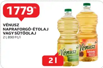 Auchan Vénusz napraforgó-étolaj vagy sütőolaj ajánlat