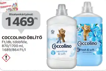 Auchan Coccolino öblítő ajánlat