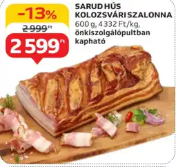 Auchan Sarud hús kolozsvári szalonna ajánlat