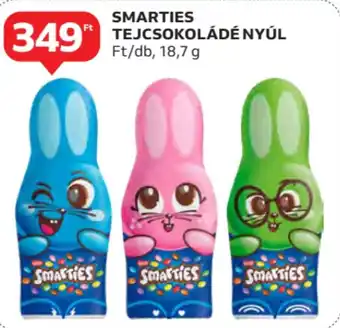 Auchan Smarties tejcsokoládé nyúl ajánlat