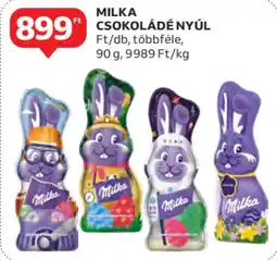 Auchan Milka csokoládé nyúl ajánlat