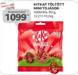 Auchan Kitkat töltött mini tojások ajánlat