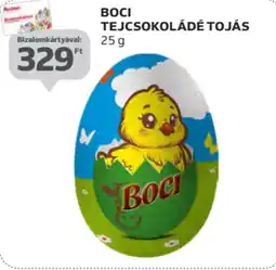 Auchan Boci tejcsokoládé tojás ajánlat