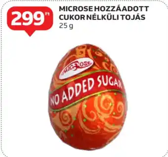 Auchan Microse hozzáadott cukornélküli tojás ajánlat